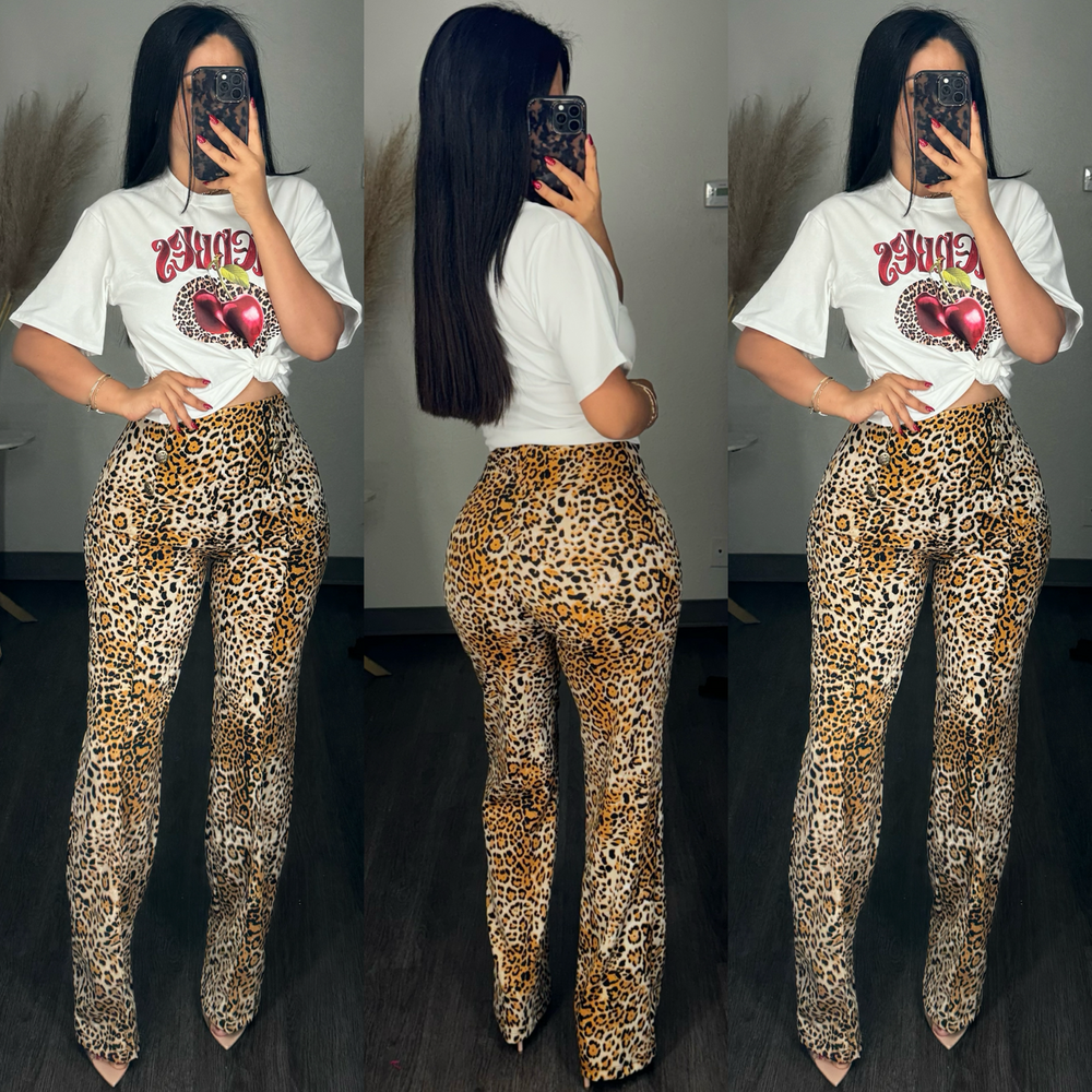 Zoe Leopard Pants