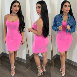 Hourglass (Pink)  Dress