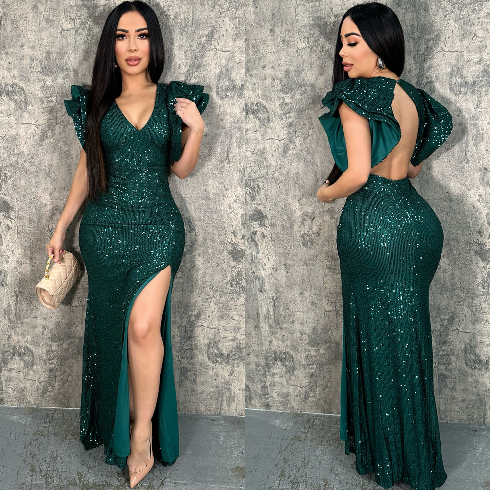 Doncella Sequin Gown