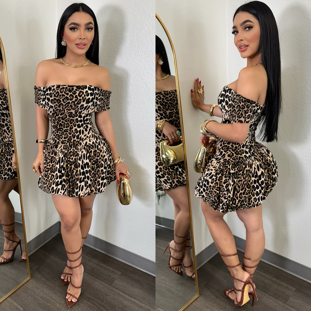 Hazel Leopard Dress