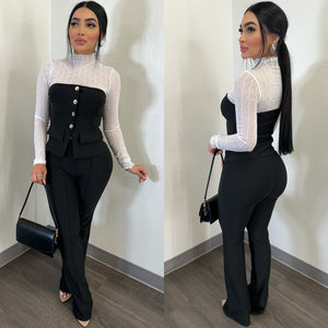 Dionne (Black) 2PC Set