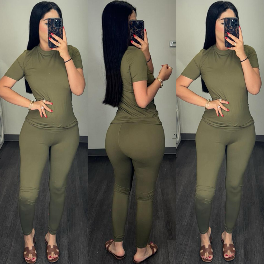 Nicole Olive 2PC Set